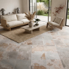 Carrelage sol effet pierre de Bali Chateau gris 30x60 cm