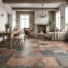 Carrelage sol effet pierre de Bali Chateaunaturel 30x60 cm