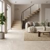 Carrelage sol effet pierre Toscana beige 100x100 cm