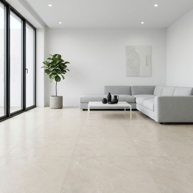 Carrelage sol effet pierre perle earth 60x60 cm