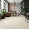 Carrelage sol effet pierre perle cream 30x60 cm