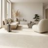 Carrelage sol effet pierre perle cream 30x60 cm