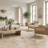 Carrelage sol effet pierre Thebes Almond 40,8x66,2 cm