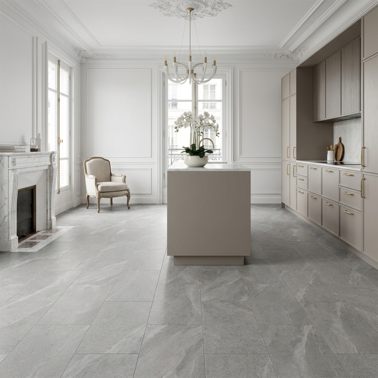 Carrelage sol effet pierre Rock Geo 30x60 cm