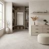 Carrelage sol effet pierre Dolomie Lait 30x60 cm