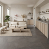 Carrelage sol effet pierre Tikal gris 60x60 cm