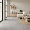 Carrelage sol effet pierre Kiyosumi Gris 30x60 cm