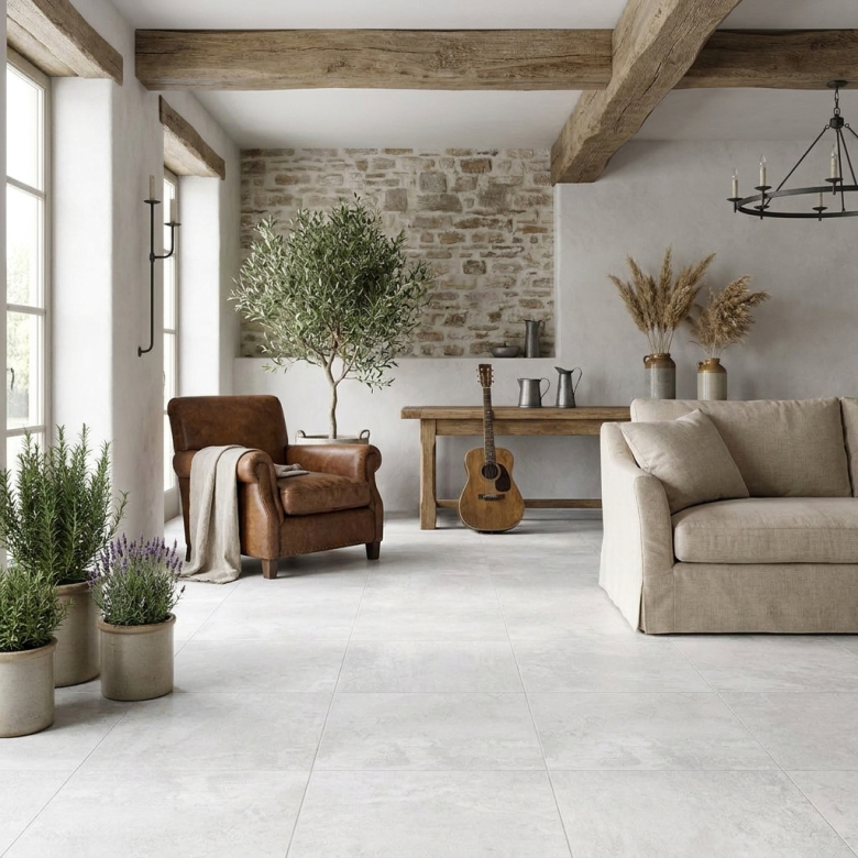 Carrelage sol effet métal Zinc Grey 59,2x59,2 cm