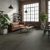 Carrelage sol et mur effet métal Zinc brown 60x120 cm