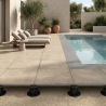 Dalle extérieur Dock 2.0 beige R11 100x100cm