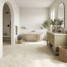 Carrelage sol effet Travertin Tivertino Naturel 60x120 cm