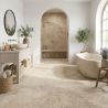 Carrelage sol effet Travertin Tivertino Terre 60x120 cm