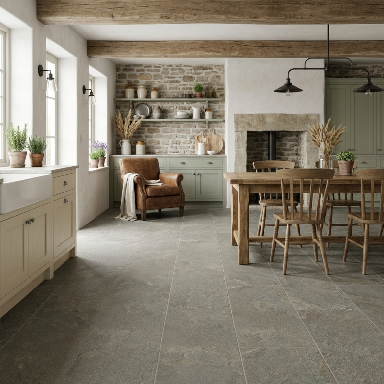 Carrelage sol effet pierre Pienza naturel 30x60 cm