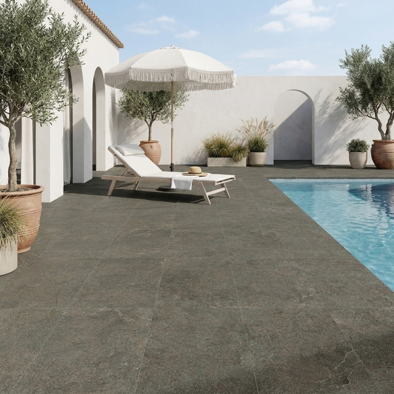 Dalle extérieur Pienza 2.0 naturel R11 60x90 cm
