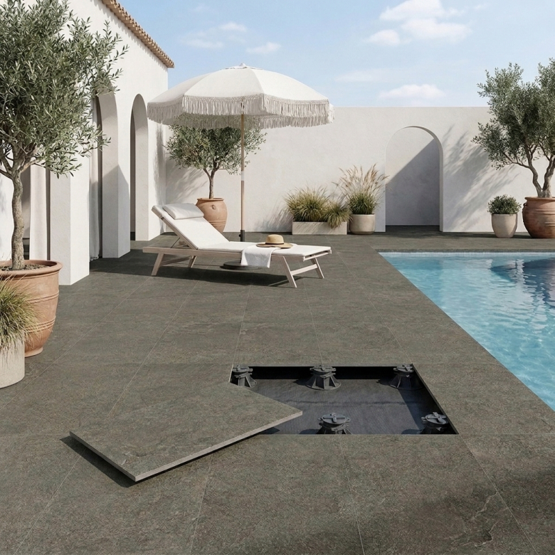 Dalle extérieur Pienza 2.0 naturel R11 60x90 cm