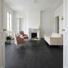 Carrelage sol effet métal Metallo anthracite 60x119,8 cm