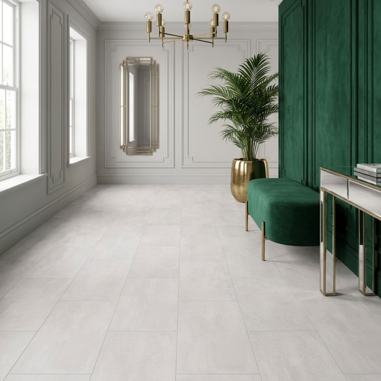 Carrelage sol effet métal Metallo perla 60x119,8 cm