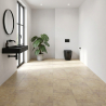 Carrelage sol effet métal Magnétik beige 29.7*59.5 cm