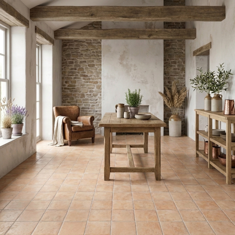 Carrelage sol traditionnel Sabbia crema 33,15x33,15 cm