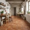 Carrelage sol traditionnel Arles Terracotta 30x30 cm