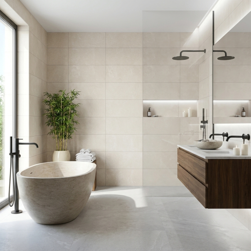 Carrelage mur Elisa blanc...