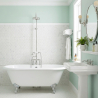 Carrelage mur moderne Points quartz 31x31 cm