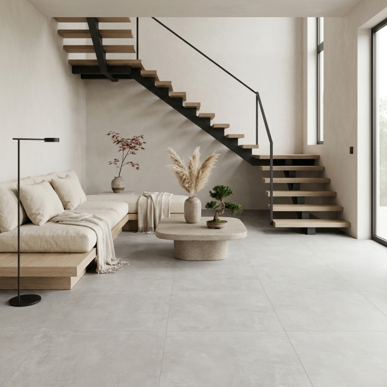 Carrelage sol poli Agra gris 60x60 cm
