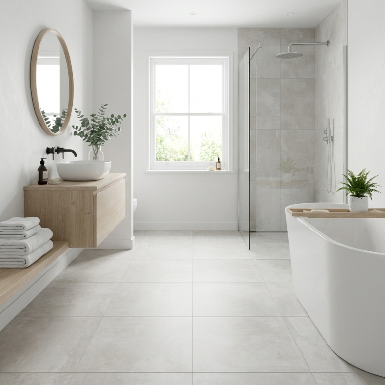 Carrelage sol poli Agra gris 100x100 cm