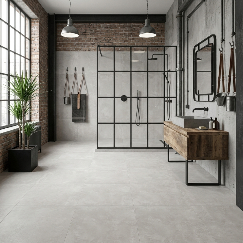 Carrelage sol poli Agra gris 60x60 cm