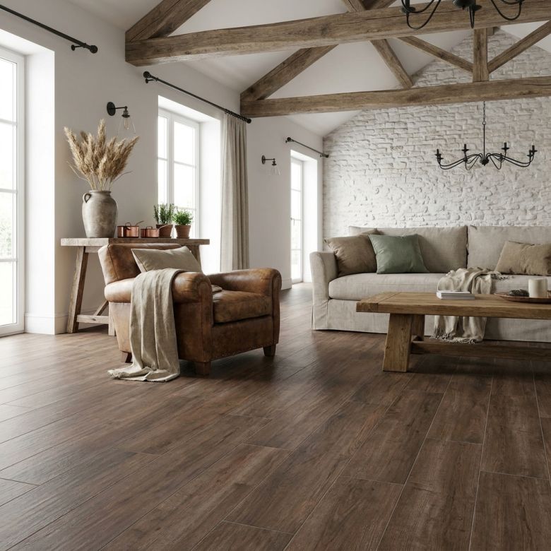 Carrelage sol imitation parquet Séquoia cherry 30120 cm