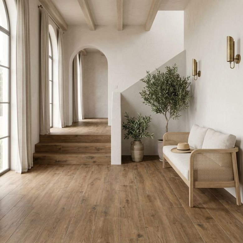 Carrelage sol imitation parquet Séquoia oak 30120 cm
