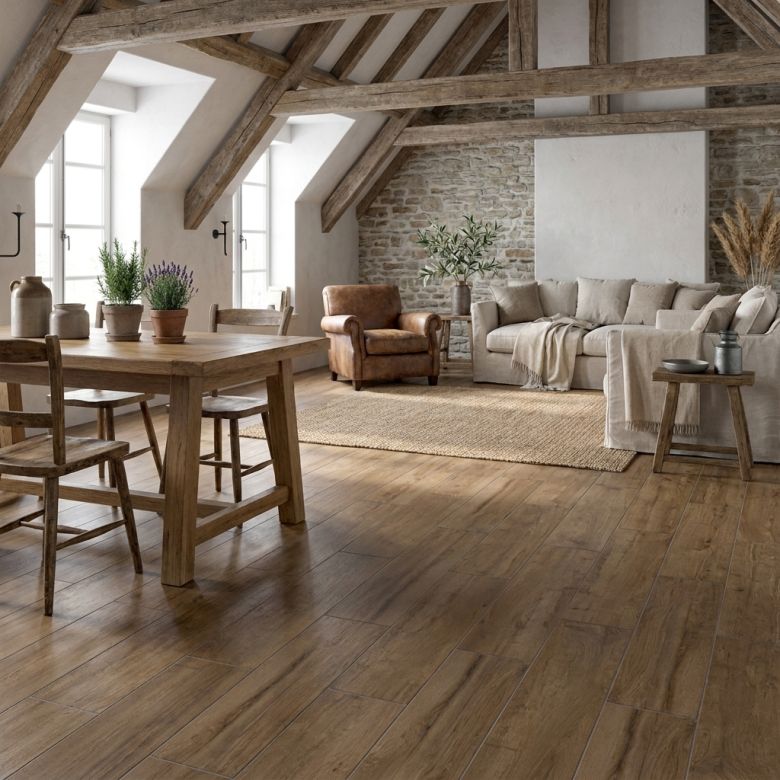 Carrelage sol imitation parquet Séquoia oak 30120 cm