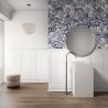 Frise Boiserie quart de rond sorico blanc 2x60 cm