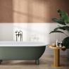 Frise Boiserie quart de rond sorico blanc 2x60 cm