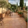 Carrelage sol extérieur Terracotta naturel R11 33.5x 33.5 cm