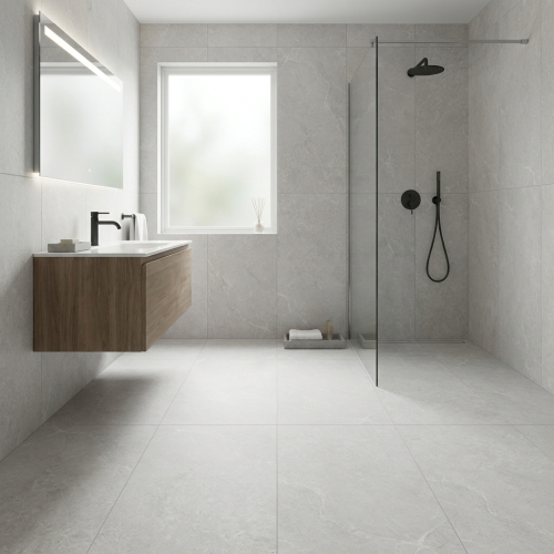 Carrelage mur Perle white...