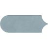Carrelage mur effet Fleur Chic bleu8x21,5 cm