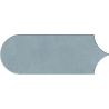 Carrelage mur effet Fleur Chic bleu8x21,5 cm