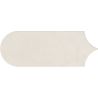 Carrelage mur effet Fleur Chic ivoire8x21,5 cm
