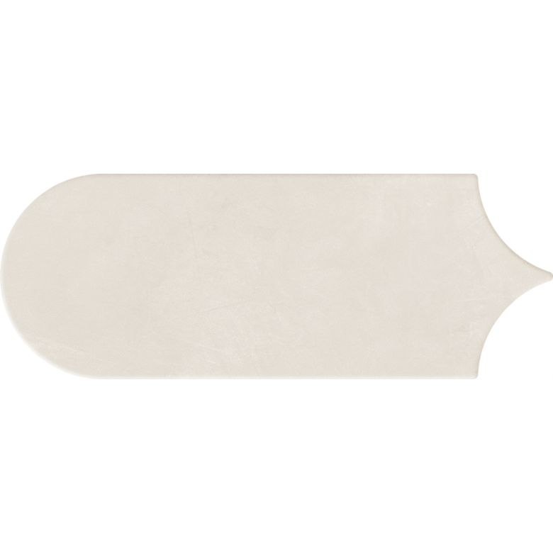 Carrelage mur effet Fleur Chic ivoire8x21,5 cm