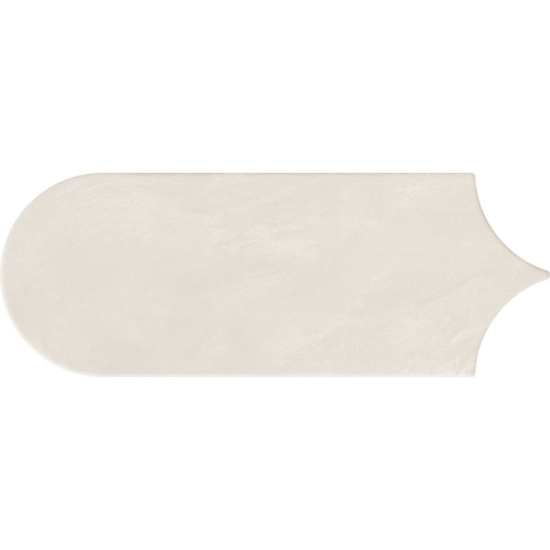 Carrelage mur effet Fleur Chic ivoire8x21,5 cm