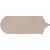 Carrelage mur effet Fleur Chic terre8x21,5 cm