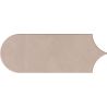 Carrelage mur effet Fleur Chic terre8x21,5 cm