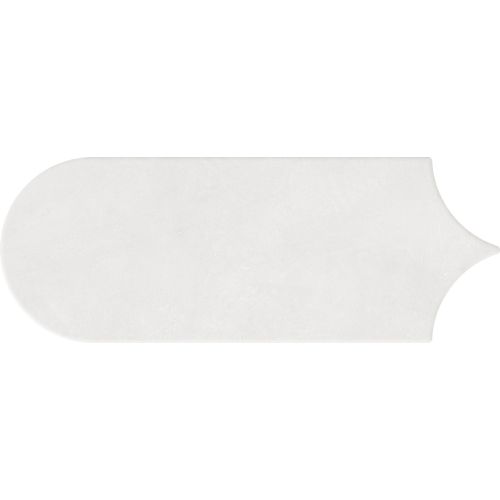 Carrelage mur effet Fleur Chic blanc8x21,5 cm