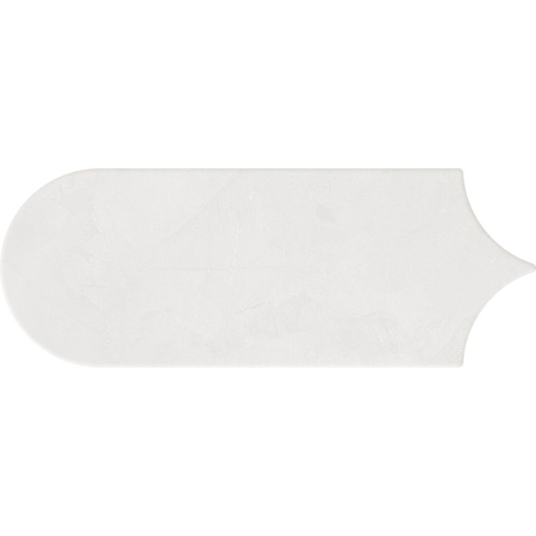 Carrelage mur effet Fleur Chic blanc8x21,5 cm