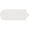 Carrelage mur effet Fleur Chic blanc8x21,5 cm