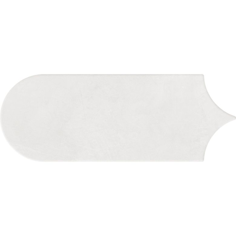 Carrelage mur effet Fleur Chic blanc8x21,5 cm