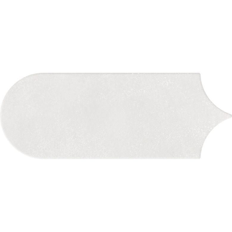 Carrelage mur effet Fleur Chic blanc8x21,5 cm