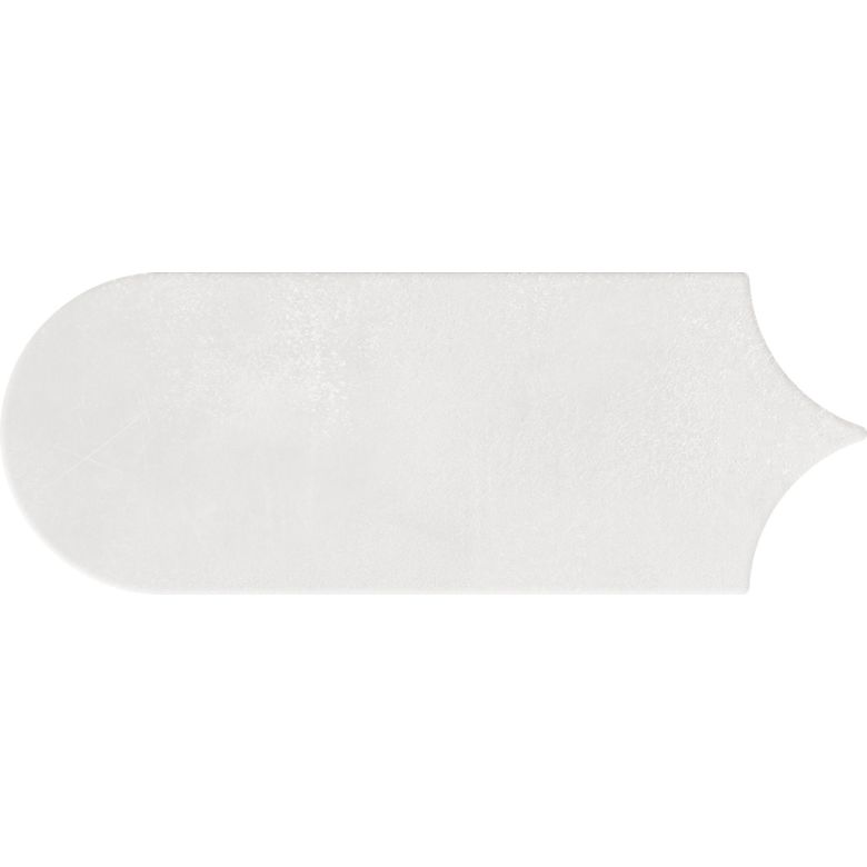 Carrelage mur effet Fleur Chic blanc8x21,5 cm