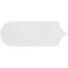 Carrelage mur effet Fleur Chic blanc8x21,5 cm